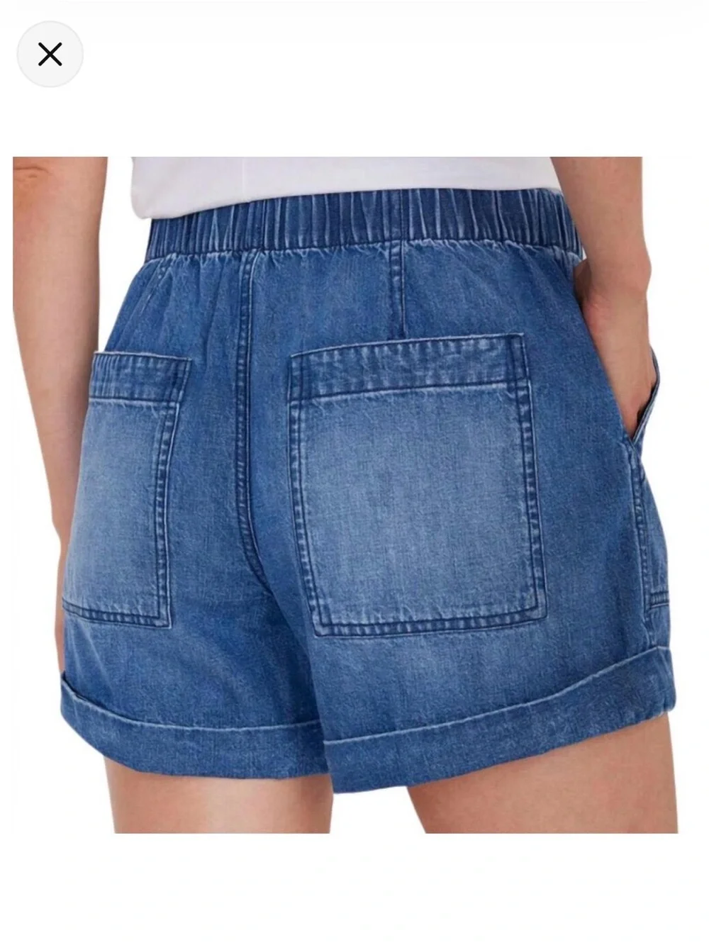 not monday palmer denim short